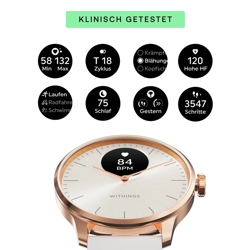 Withings Automatikuhr SCANWATCH  LIGHT rose(Image 5)