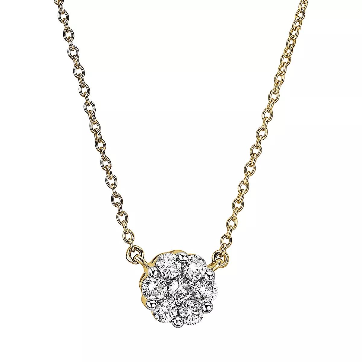 Created Brilliance The Yvette Lab Grown Diamond Necklace Yellow Gold