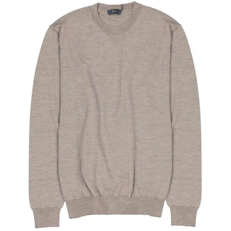 Herno T-Shirt HERNO Wool Pullover beige