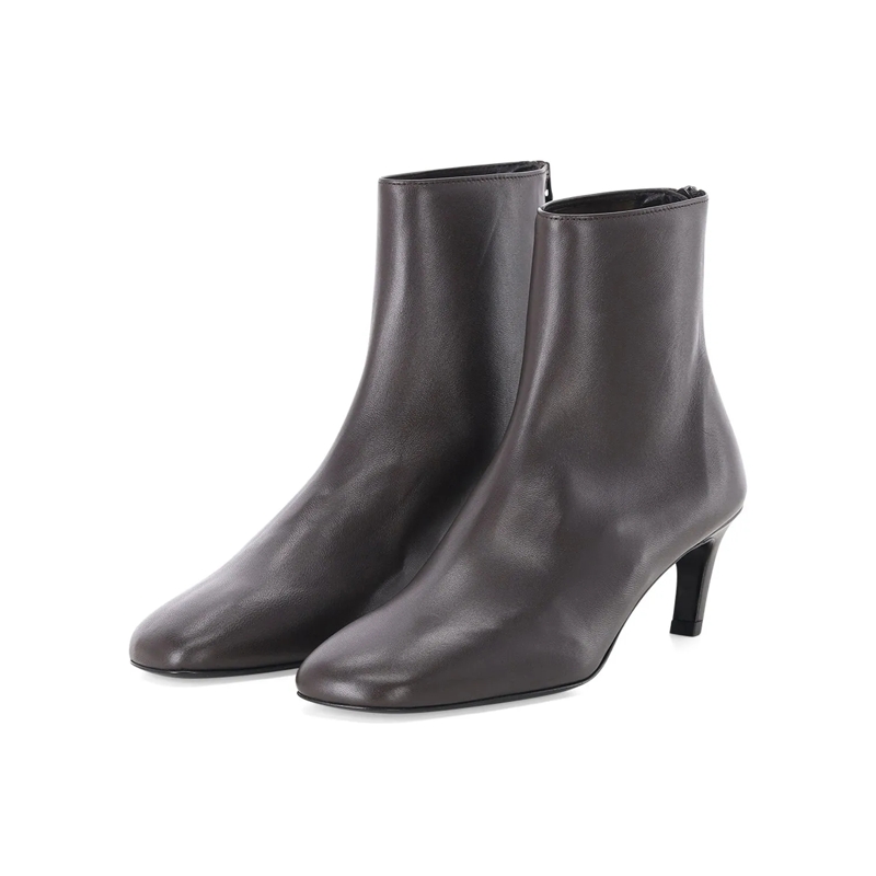 TOTEME Stiefeletten Stiefeletten aus Nappaleder braun