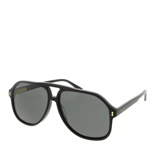 Gucci GG1042S-001 60 Sunglass Man Acetate Black-Black-Grey Solglasögon