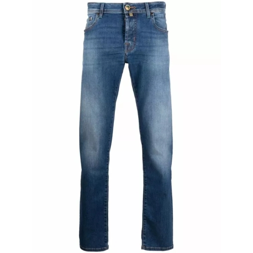Jacob Cohen Indigo Blue Nick Slim Denim Pants Blue Slim Fit Jeans
