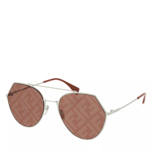 Fendi FF 0194/S Sunglasses Palladium Opal Brown Zonnebril