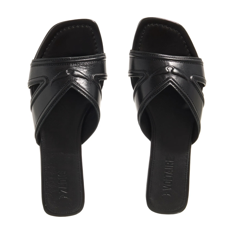 Zadig & Voltaire Claquettes Azora Mule Vintage Patent Noir(Image 6)