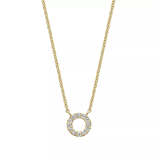 Blush Necklace 3125YZI - Gold (14k) with Zirconia Yellow Gold Short Necklace