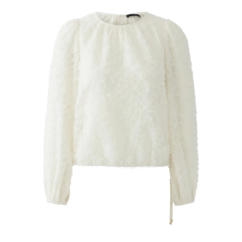 Oui Bluse Bluse creme