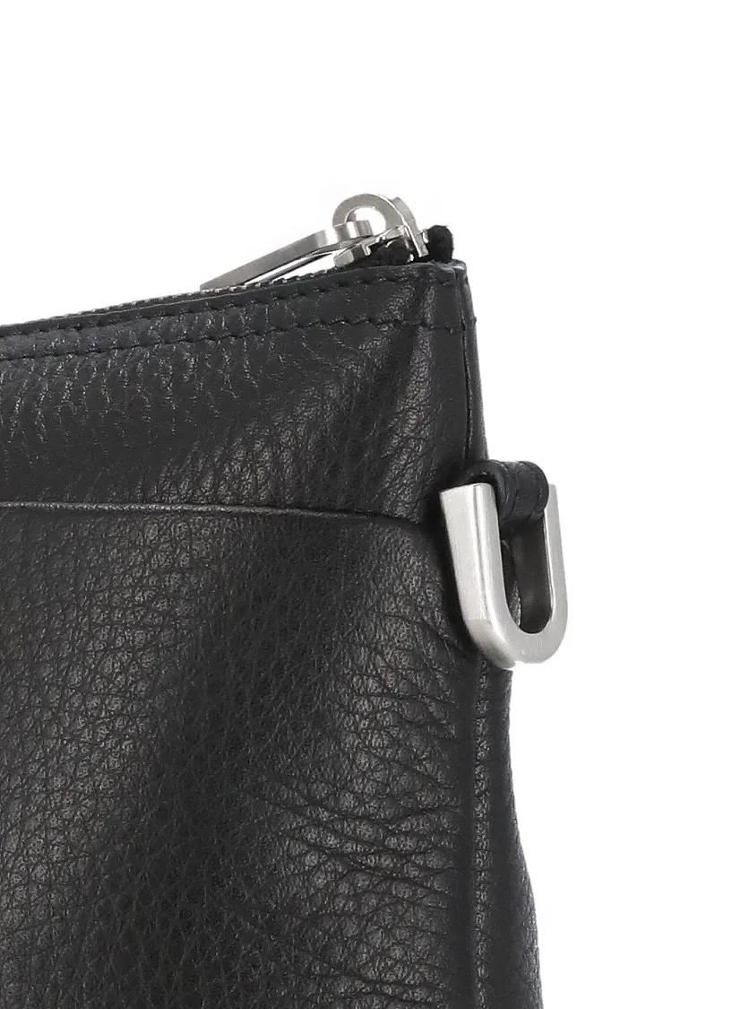 Rick Owens Hobo bags Black Leather Shoulder Bag in zwart