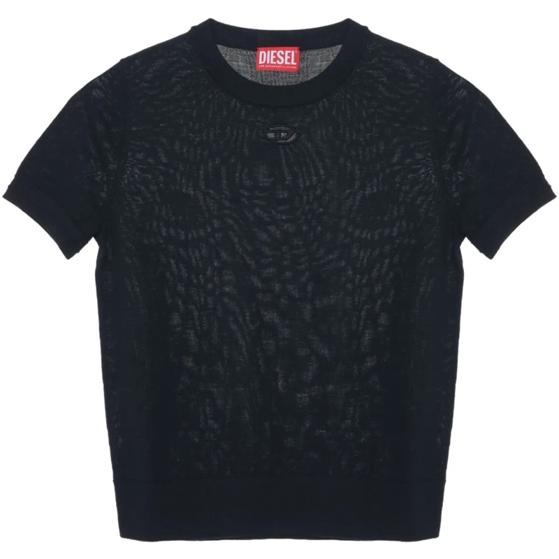 Diesel T-Shirt Top Black schwarz