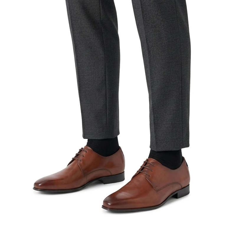 Van Bommel Schnürschuhe Schnürschuhe aus glattem Leder Braun(Image 5)