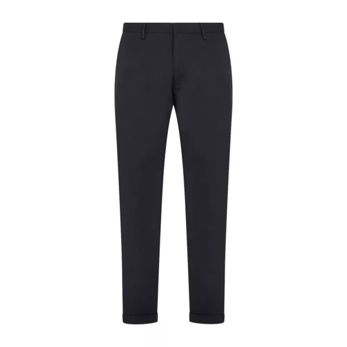 Paul Smith Dark Navy Cotton Pants Blue 