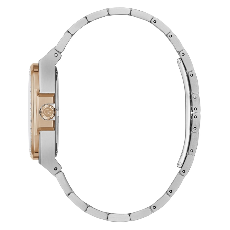 GC Quarzuhr Quarz Tag & Datum Gc Coussin Shape Lady silber(Image 2)