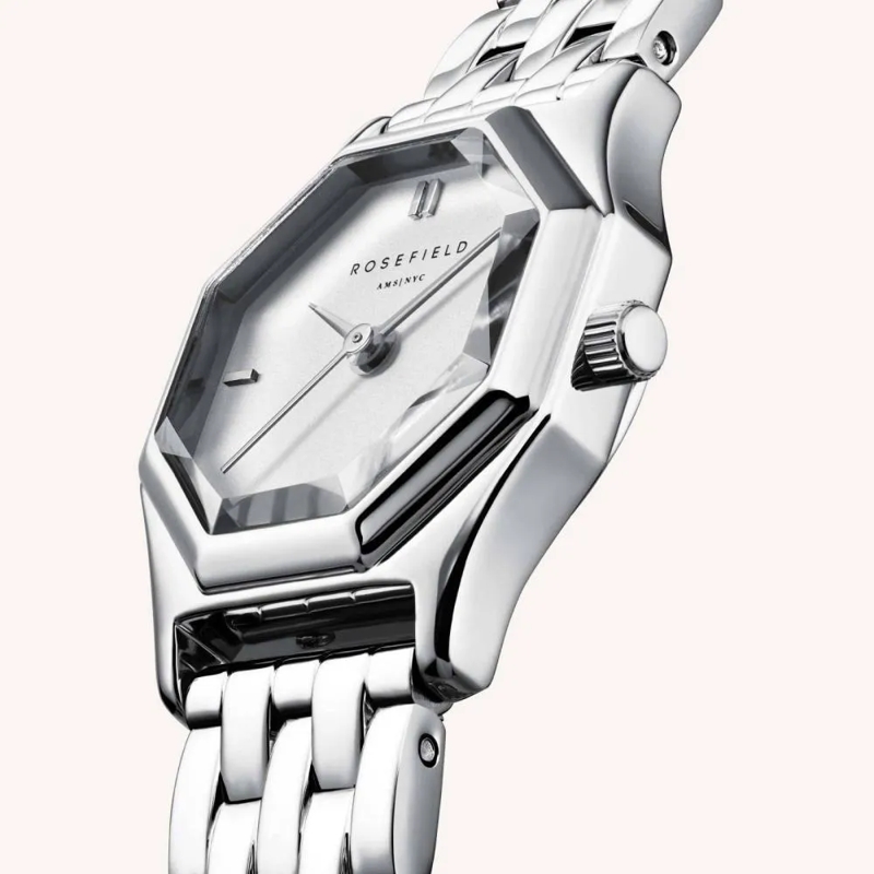 Rosefield Quarzuhr Damenuhr Gemme silber(Image 4)