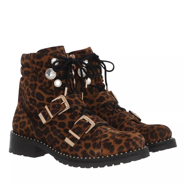 Biker store boots leopard