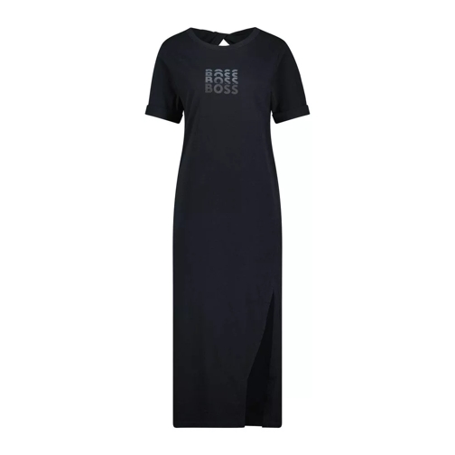 Boss T-Shirt-Kleid mit Print 48103498285402 Schwarz 