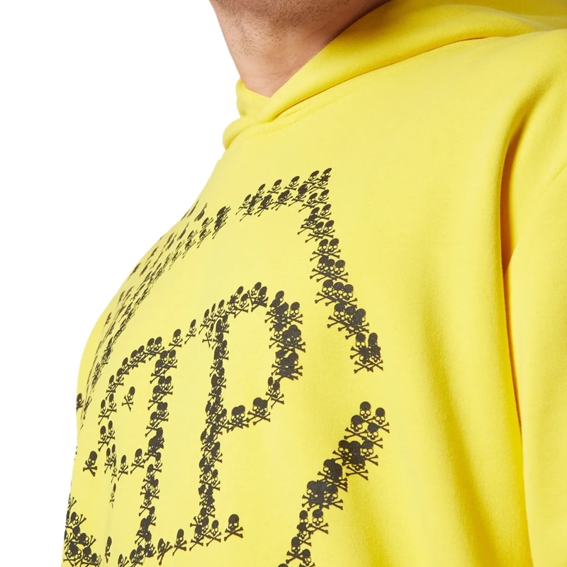 Philipp Plein Sweatshirt Hoodie Skull&Bones gelb(Image 5)