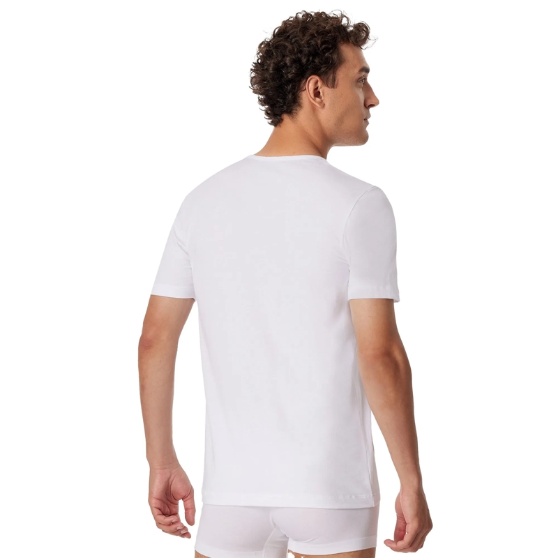 SCHIESSER Hemd 2PACK T-shirt 4er Pack weiss(Image 3)
