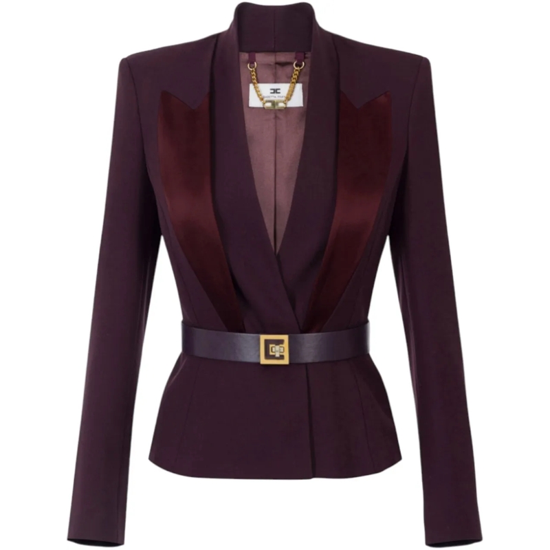 Elisabetta Franchi Veste de transition Jackets Merlot rot
