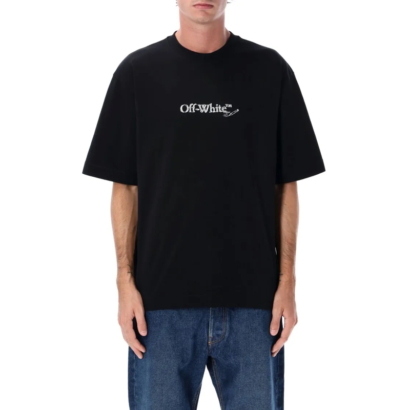 Off-White T-shirt Scribble Arrow Cotton T-Shirt Black