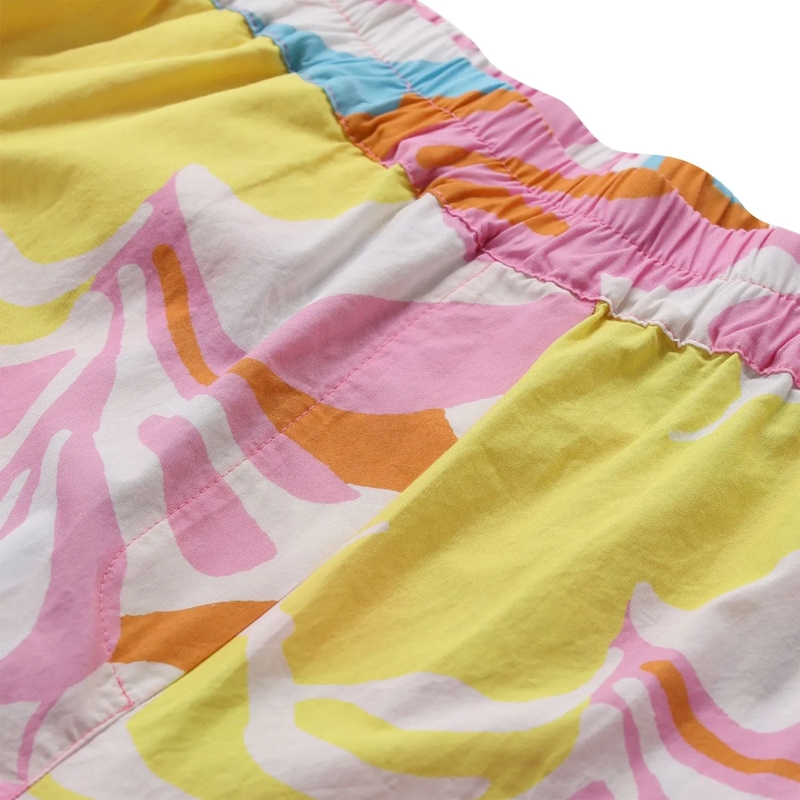 Emily van den Bergh Freizeithose Hose mit floralem Print pink(Image 3)
