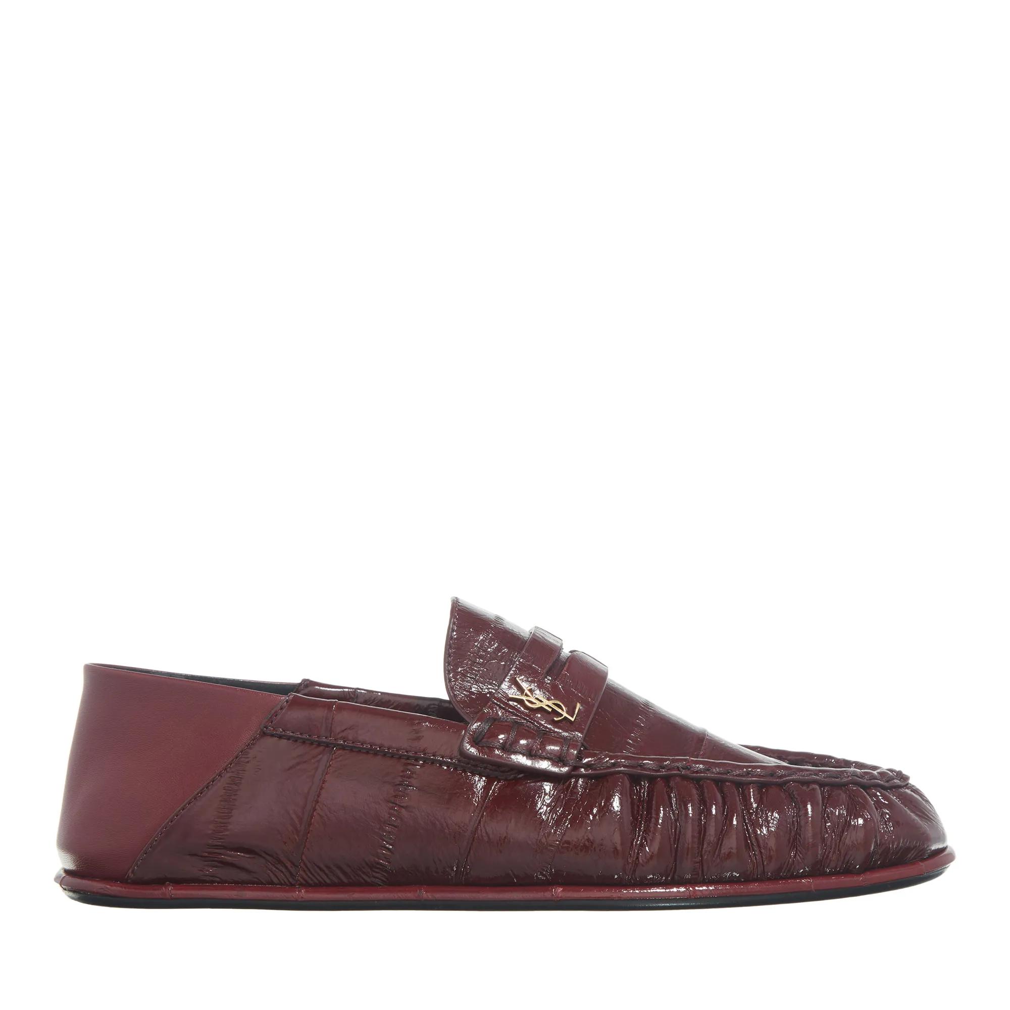 Saint Laurent Loafers Peg in rood