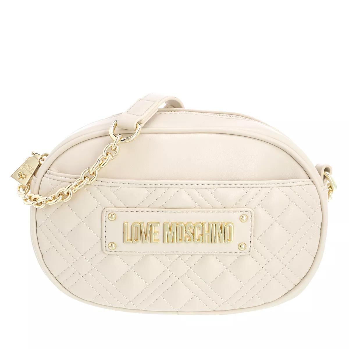 Love Moschino Crossbody Bags - Borsa Quilted Pu - Gr. unisize - in Creme - für Damen