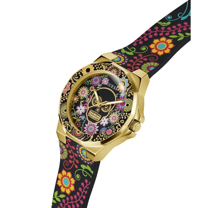 Guess Automatikuhr Quarz Analog Uhr Calaverta transparent(Image 4)