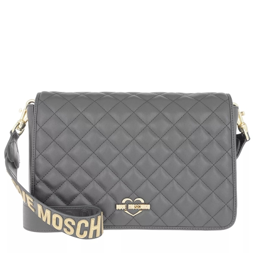 Love Moschino Borsa Nappa Quilted Pu Shoulder Bag Grigio Crossbody Bag