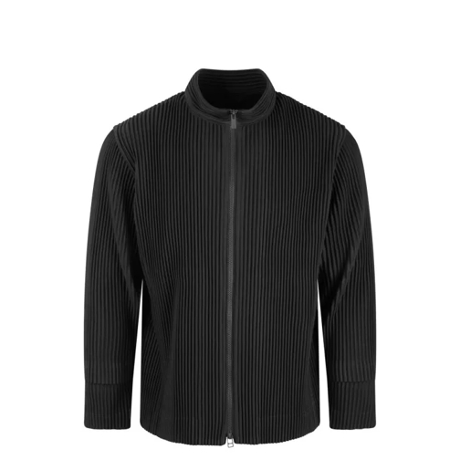 ISSEY MIYAKE PLEATS PLEASE Cargo Pleated Jacket Black 