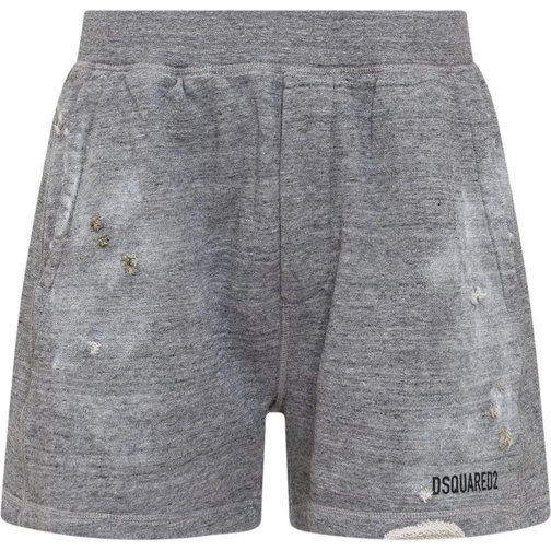 Dsquared2 Shorts Dsquared2 Cotton Logo Shorts grau