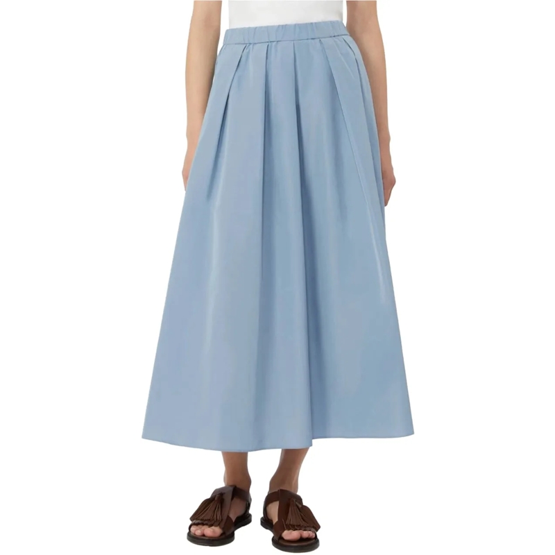 Max Mara Midirock Max Mara Weekend Wkdformica Rokken Lichtblauw 2615 blau(Image 2)