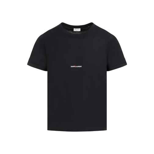 Saint Laurent T-Shirts Crew Neck T-Shirt Black