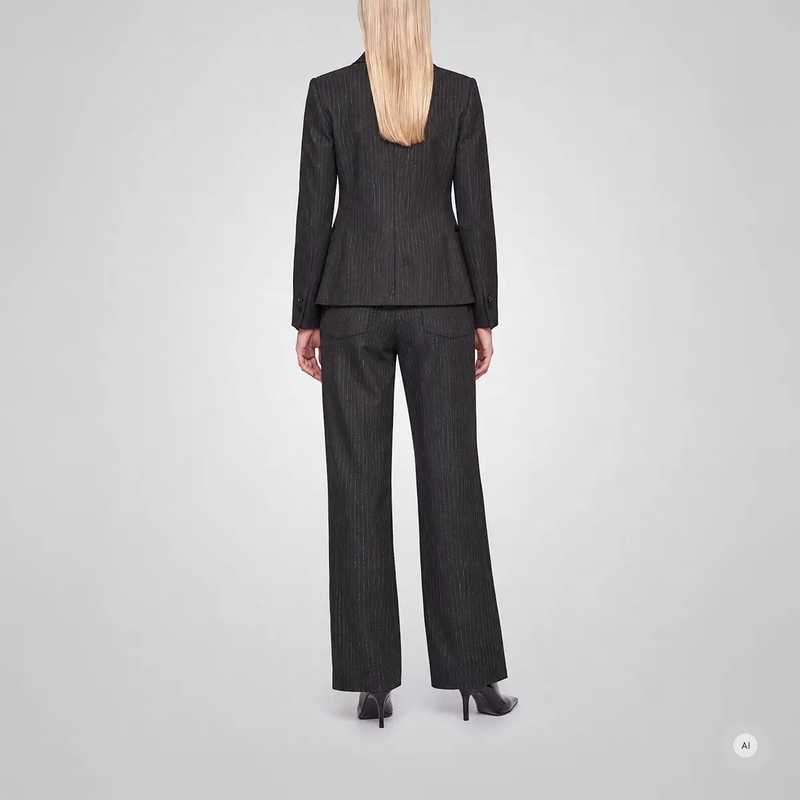 Marc Aurel Blazer Klassischer Einknopfblazer schwarz(Image 4)