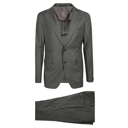 Tagliatore Combinaisons de combinaisons Grey Two-Piece Suit Grey