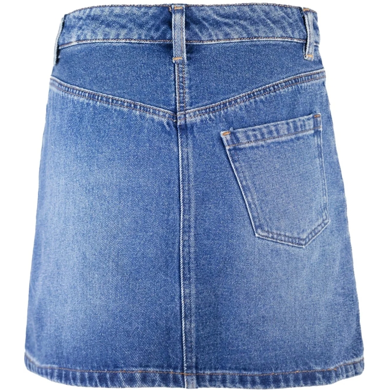 A.P.C. Minijupe Minirock Moss Blau(Image 3)