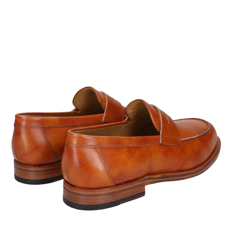Heinrich Dinkelacker Loafer Slipper Wien Plain TC cognac(Image 3)