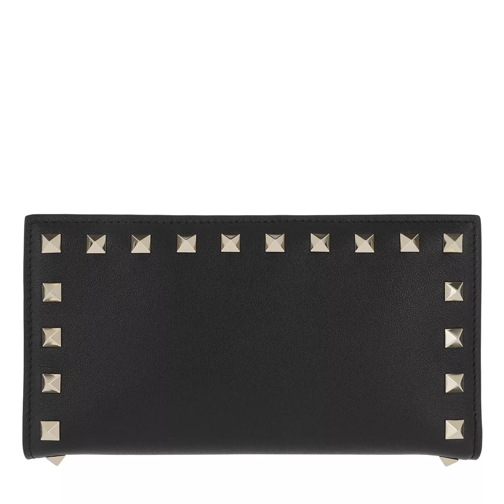 Valentino Garavani Valentino Wallet Leather Black Bi-Fold Portemonnaie