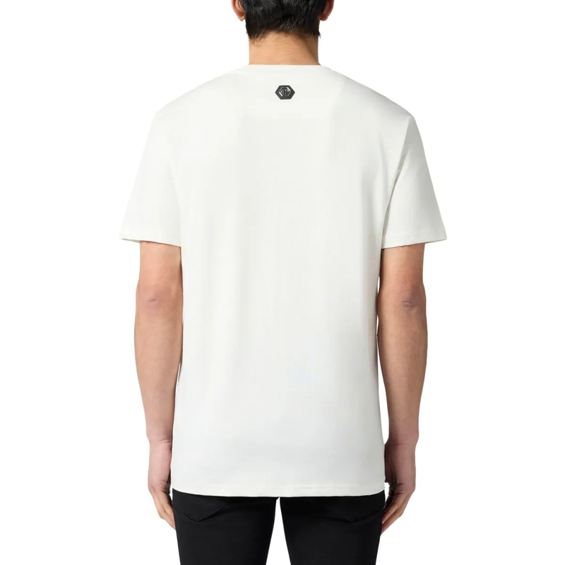 Philipp Plein T-Shirt Round Neck T-Shirt Tennis Club Stones weiss(Image 2)