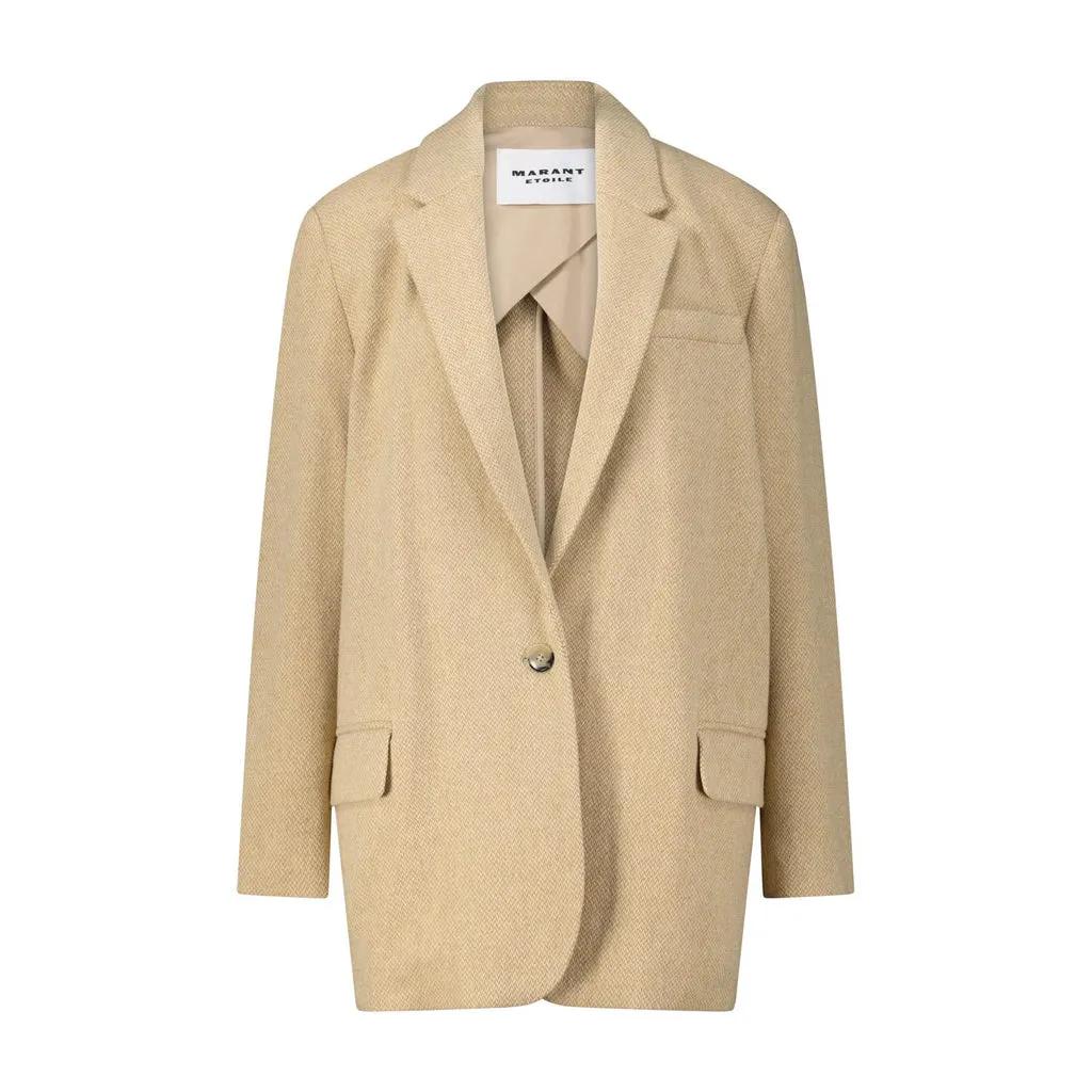 Isabel Marant - Kurzer Blazer-Mantel Cikaito - Größe 38 - braun