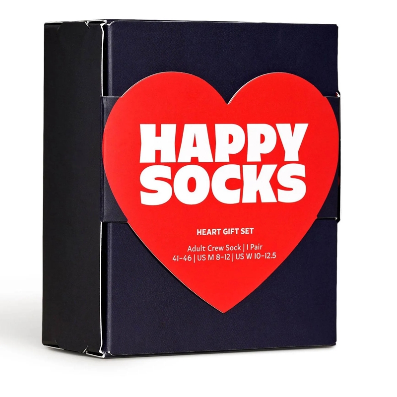 Happy Socks  1-Pack Heart Socks Gift Set 1er Pack navy
