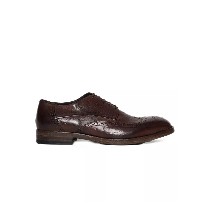 Fabrizio Silenzi Chaussures à lacets Classic Brown Derby Lace-Up Shoes Brown