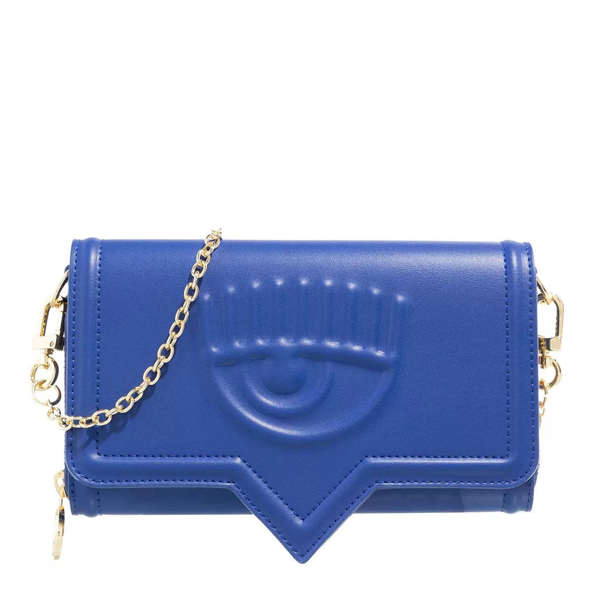 Chiara Ferragni Portemonnaie - Range A - Eyelike Bags, Sketch 14 Wallet - Gr. unisize - in Blau - für Damen