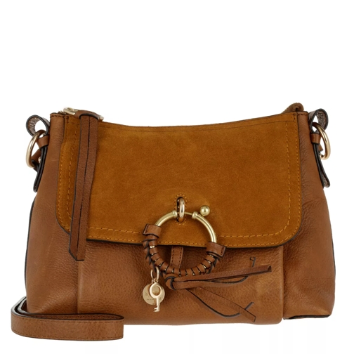 See By Chloé Joan Grained Shoulder Bag Leather Caramel Crossbody Bag
