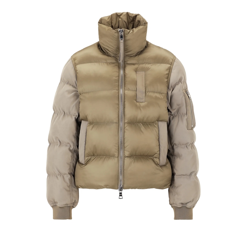 Blonde No8 Übergangsjacke Steppjacke FLAINE im Materialmix hell-grün