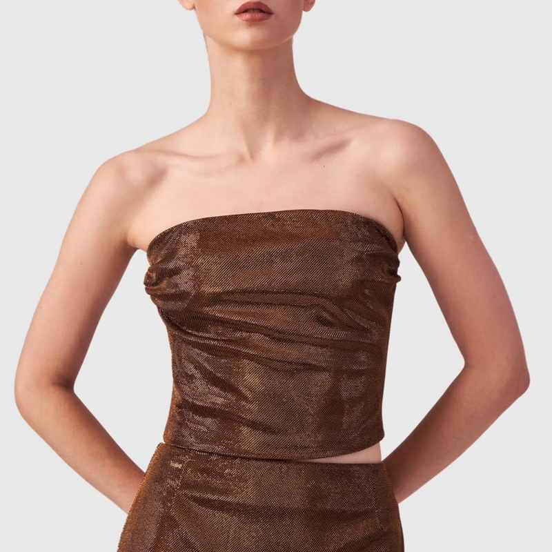 Helene Galwas Top Bustier HADICE orange(Image 4)