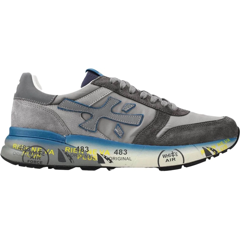 Premiata Low-Top-Sneaker Heren Mick Sneaker Grijs grau