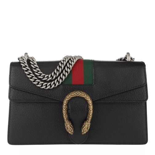 Gucci Dionysus Shoulder Bag Leather Black Crossbody Bag