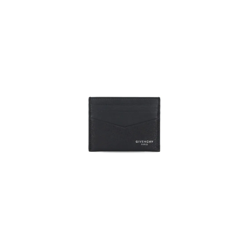 Givenchy Geldbörse Textured Black Wallet With Multiple Card Slots Black