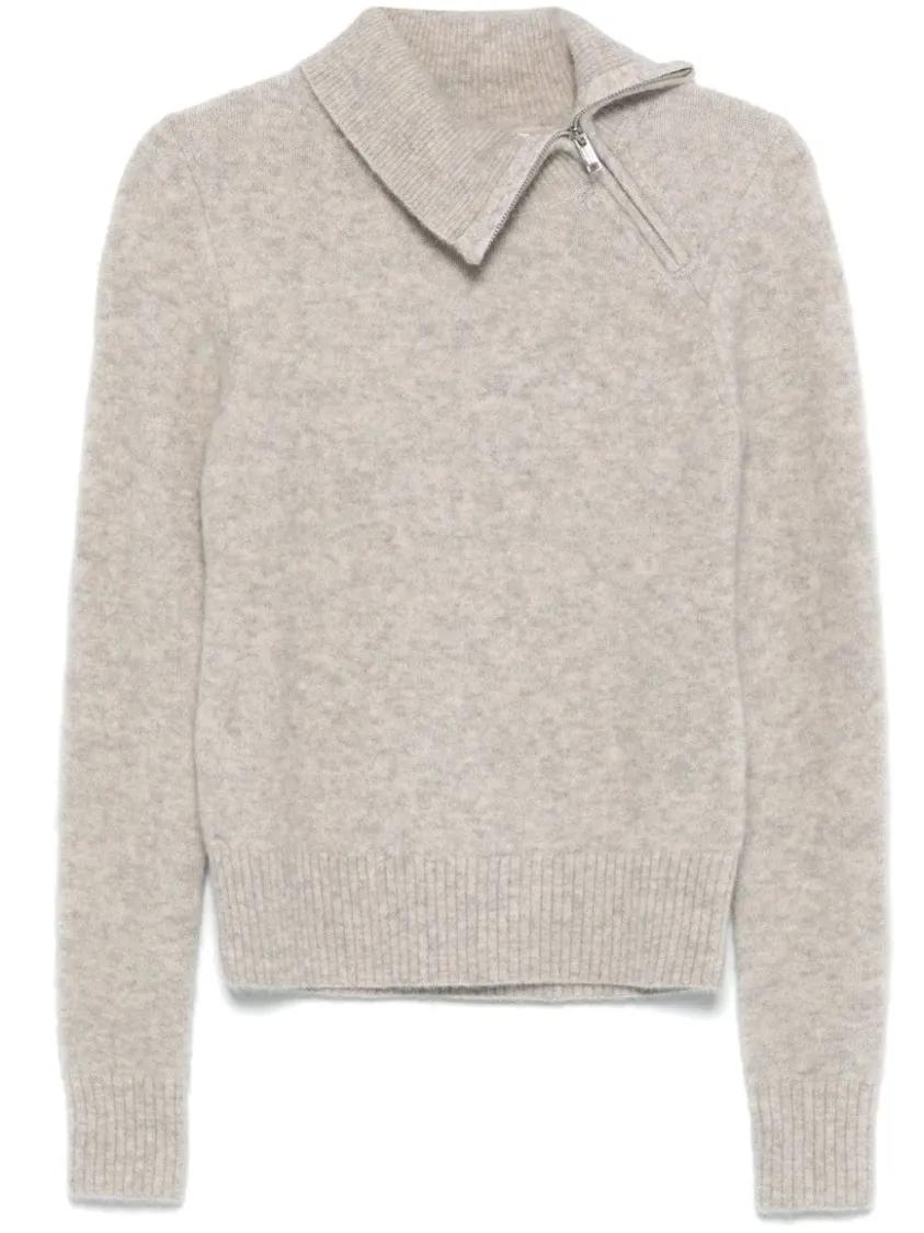 Thumbnail - Etoile Isabel Marant - Sand Beige Odelle Sweater - Größe 40 - grau