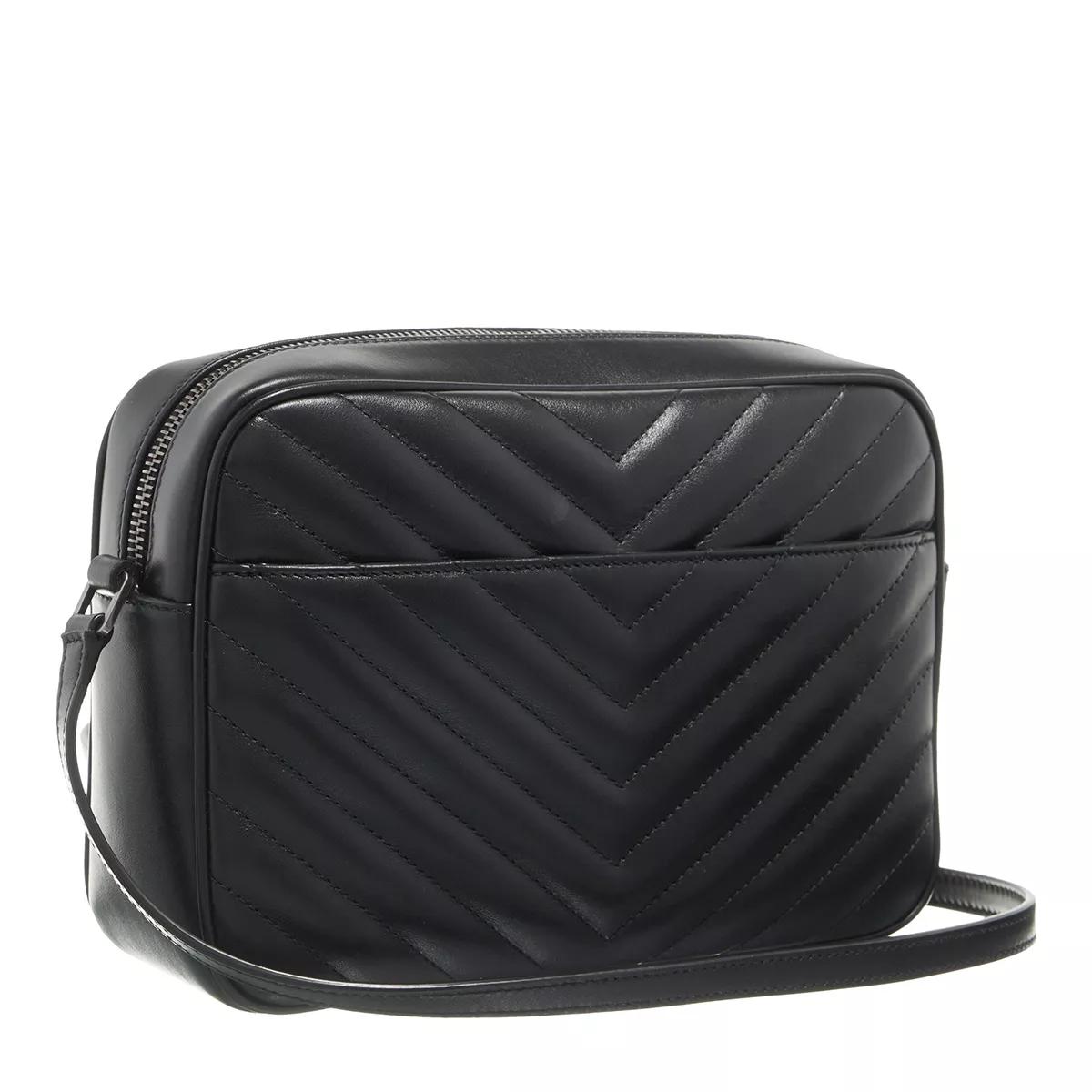 Saint Laurent Crossbody bags Ysl Lou in zwart