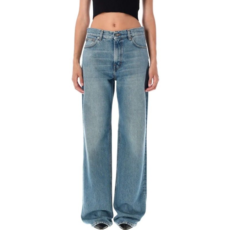 Haikure Jeans Korea Agoon Wash Jeans Blue